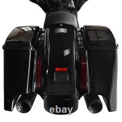 Feu arrière LED de garde-boue, lentille rouge, Touring Road King Street Electra Glide 2014-2024