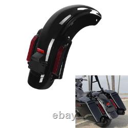 Feu arrière LED de garde-boue, lentille rouge, Touring Road King Street Electra Glide 2014-2024