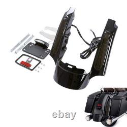Feux LED d’extension de garde-boue pour Harley Touring Road King Street Glide 2009-2013