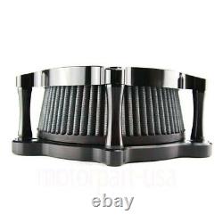 Filtre D'admission Cnc Cut Air Cleaner Pour Harley Touring Road King Street Glide Dyna