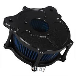 Filtre D'admission De Nettoyant D'air Turbine Pour Harley Street Glide Road King Dyna Softail