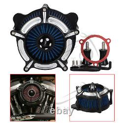 Filtre D'admission De Nettoyant D'air Turbine Pour Harley Street Glide Road King Dyna Softail