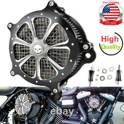 Filtre D’admission Nettoyeur D’air Pour Harley Touring Street Road Glide Road King 08-2016