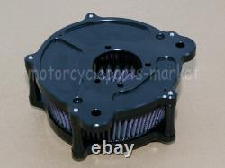 Filtre De Prise D'air Nettoyant Pour Harley Dyna Softail Touring Road King Street Glide