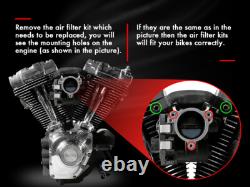 Filtre à air du cône de tournée étape 1 FLHX Street Glide Road King FL 2008-2016
