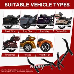 Garde-bagages de selle pour Harley Touring Street Glide Road King Glide Road 2009-2024