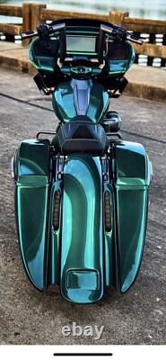 Garde-boue arrière en sacoche étiré en GFRP compatible avec Harley Road King Street Glide 09-23