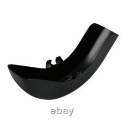 Garde-boue avant adapté pour Harley Touring Road King Street Glide 1989-2013 Noir brillant