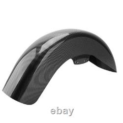 Garde-boue avant et arrière en fibre de carbone pour Harley Touring Street Glide Road King 2014 et plus	<br/>  