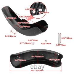 Garde-boue avant et arrière en fibre de carbone pour Harley Touring Street Glide Road King 2014 et plus<br/>
 