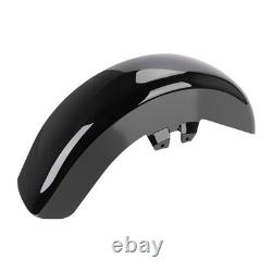 Garde-boue avant noir vif pour Harley Davidson Road King Street Glide 1989-2013 US Garde-boue avant noir vif pour Harley Davidson Road King Street Glide 1989-2013 US