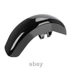 Garde-boue avant noir vif pour Harley Touring Road King Street Glide 1989-2013 USA