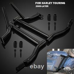 Garde-corps de support de sacoche arrière pour Harley Road King Street Electra Glide 09+