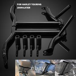 Garde-corps de support de sacoche arrière pour Harley Road King Street Electra Glide 09+