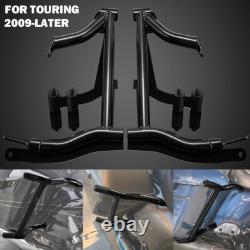 Garde-corps de support de sacoche arrière pour Harley Road King Street Electra Glide 09+