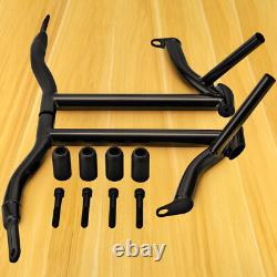 Garde-corps de support de sacoche arrière pour Harley Road King Street Electra Glide 09+