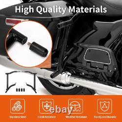 Garde-corps de support de sacoche arrière pour Harley Road King Street Electra Glide 09+