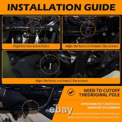 Garde-corps de support de sacoche arrière pour Harley Road King Street Electra Glide 09+