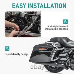 Garde-selle de sacoche Road Glide pour Harley Touring Street Glide Road King 2014 et plus récent