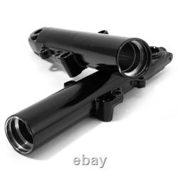 Glissières de fourche jambes inférieures pour Harley Touring Road King Electra Street Glide Noir