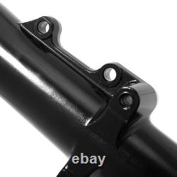 Glissières de fourche jambes inférieures pour Harley Touring Road King Electra Street Glide Noir