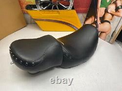 Harley 97-07 Touring Street Road King Pitched Solo & Pillion Seat Oem