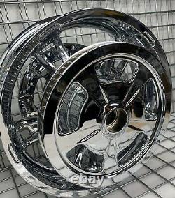 Harley Enforcer Wheels Chrome 2014-19 Road King Street Glide Touring (échange)