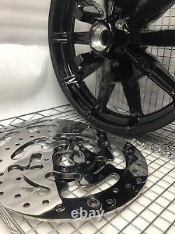 Harley Impeller Wheels Gloss Black 2014 -19 Road King Street Glide (échange)