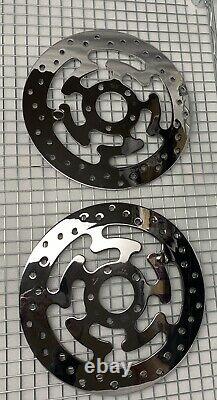 Harley Polish Rotors 2 Front Touring Street Glide 2009 Road King (bourse)