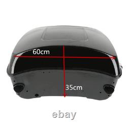 Haut-parleur et feu arrière de pad de coffre King compatibles avec Harley Road King Street Glide 14-25