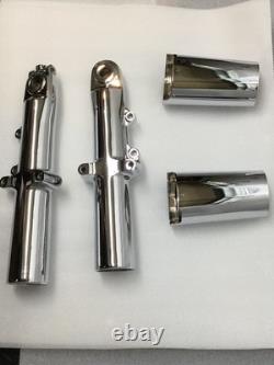 Jambes de fourche Harley Road Glide chromées OEM 2014-23 Road King Street Glide, vente définitive