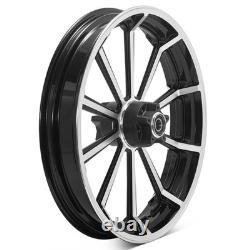 Jante de roue avant 21 x 3,5 avec moyeu à double disque pour Harley Road King Street Glide 2009-2025 FLH