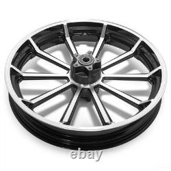 Jante de roue avant 21 x 3,5 avec moyeu à double disque pour Harley Road King Street Glide 2009-2025 FLH