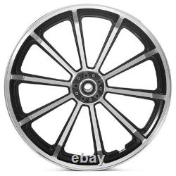 Jante de roue avant 21 x 3,5 avec moyeu à double disque pour Harley Road King Street Glide 2009-2025 FLH