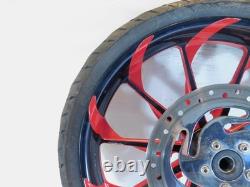 Jante de roue avant Billet Rouge 19 pour Harley Davidson Road King Street & Electra Glide