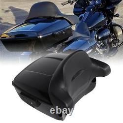 King Pack Trunk Pad & Speaker Fit Pour Harley Tour Pak Street Road Glide 14-23 Us