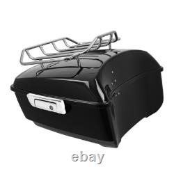 King Trunk avec support et porte-bagages adapté pour Harley Road King Street Glide 14-25