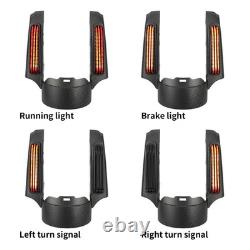 Kit d’habillage arrière à LED en fibre de carbone pour Harley Road King et Street Glide 2014-2023