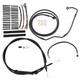 Kit De Câble D'embrayage De 16 Pouces Et Ligne De Frein Abs Pour Harley Road King Street Glide 08-13