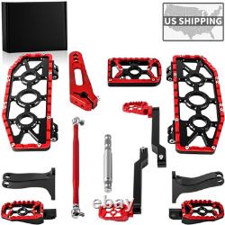 Kit de marchepieds MX en aluminium pour Harley Touring Street Road King Glide