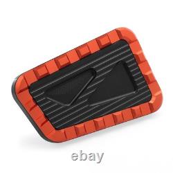 Kit de planchers, repose-pieds et pédale de frein pour Harley Road King Street Glide, orange