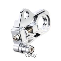 Kit de réglage de l'essieu arrière en chrome pour Harley Road King Street Glide FLHX 2009-2023