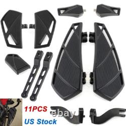Kit de repose-pieds au sol pour Harley Touring Road King Street Glide 1993-2026