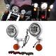 Lumière De Clignotant De Brouillard à Led Adaptée Pour Harley Street Glide Road King 94-24