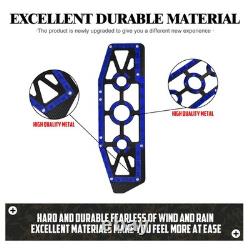 Marchepieds bleus pour Harley Touring Road King Street Glide 2014-2025