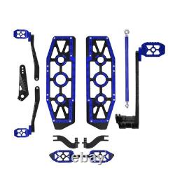 Marchepieds bleus pour Harley Touring Road King Street Glide 2014-2025