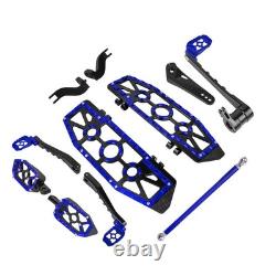 Marchepieds bleus pour Harley Touring Road King Street Glide 2014-2025