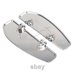 Marchepieds pour conducteur en chrome pour Harley Road King Street Glide Softail