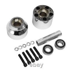 Moyeux de roue avant à disque unique adaptés pour Harley Road King Street Glide non ABS 08-25