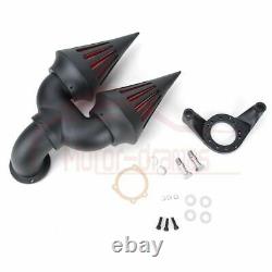 Nettoyeur D’air Black Double Spike Pour Harley Touring Electra Street Glide Road King